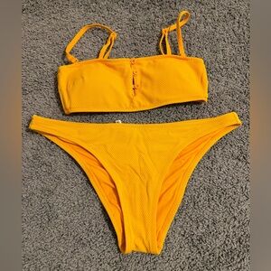 Aerie Bright Orange Bikini Set